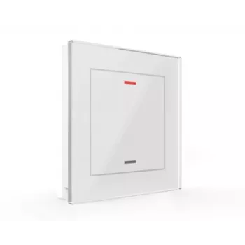 MDT BE-GTL10W.01 Szklany czujnik dotykowy II Light 1-krotny RGBW, biały