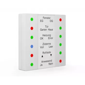 MDT SCN-LED55.01 Wkładka wskaźnika LED 55mm Czysta Biel Połysk