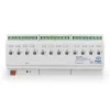 MDT AKI-1216.04 KNX siłownik przełączający, 12-kanałowy, 12 TE szyna DIN, 16/20 A, 230 V AC, obciążenie pojemnościowe 200 µF
