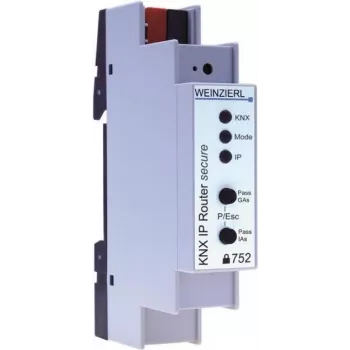 Weinzierl KNX IP Router 752 secure, router/interfejs KNX IP, 1 TE, 18 mm, 5249