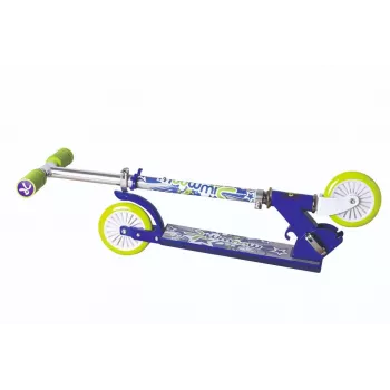 MUUWMI KiddyScooter Racing 3-kołowa hulajnoga, niebieska
