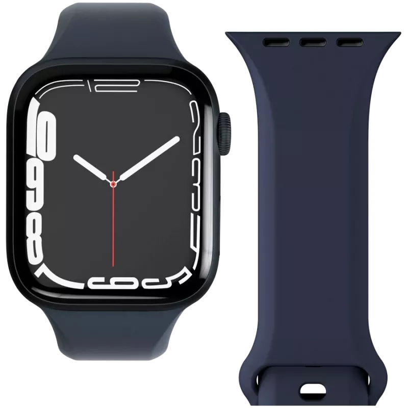 VONMÄHLEN Classic Band 2 do Apple Watch 44/45/46/49mm, granatowy