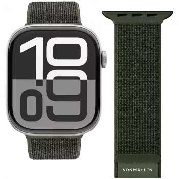 VONMÄHLEN Fitness Loop 2 40, 41, 42mm One Size, Oliwkowy