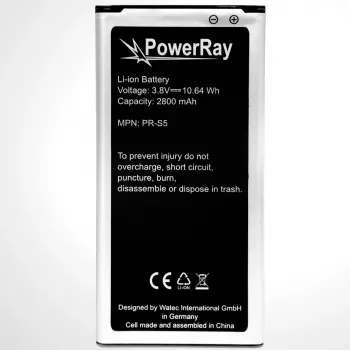 Bateria PowerRay PR-S5 do Samsung Galaxy S5, 2800 mAh, Bulk (PR-S5)