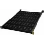 IT-BUDGET 19 inch Półka stała / Taca na sprzęt - Nośność 150 kg - Głębokość 650 mm - Montaż o zmiennej głębokości - Czarna (90ITB19FBX650S)
