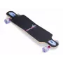 MUUWMI AU 560 Longboard Kompaktowy Cruiser Deskorolka, Łożyska ABEC 7, Świecące Koła LED, 7-Warstwowy Klon Kanadyjski