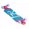 MUUWMI AU 560 Longboard Kompaktowy Cruiser Deskorolka, Łożyska ABEC 7, Świecące Koła LED, 7-Warstwowy Klon Kanadyjski