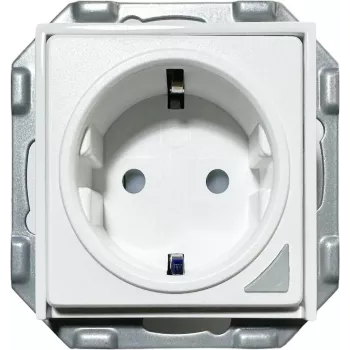 PowerRay WiFi Smart Socket PR-SSO-01, bezramkowy biały, 16A, sterowanie aplikacją i głosem, typ F