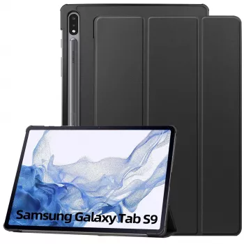 MRDISC Etui klapkowe do Samsung Galaxy Tab S9 5G - czarny TPU (MG-FlipSGTABS95GSW)