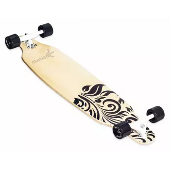 Deskorolka Longboard MUUWMI AU 559, 8-warstwowy klon klonowy, łożyska ABEC 7, koła 70mm, drewno