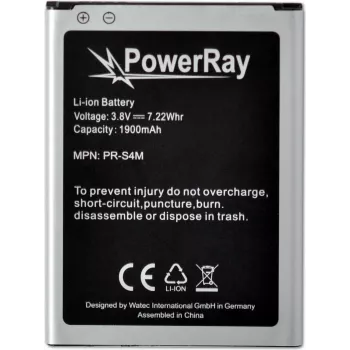 Bateria PowerRay PR-S4M do Samsung Galaxy S4 Mini, 1900 mAh, Bulk (PR-S4M)