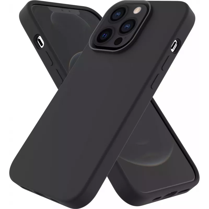 CYOO Premium Etui z Płynnego Silikonu dla Apple iPhone 14 Pro Max - Czarny CY122778