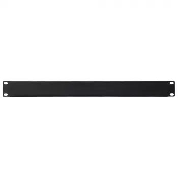 IT-BUDGET 19 inch panel zaślepiający do szafy Rack 1U - blacha stalowa, czarny malowany proszkowo (90ITBBP1HEMS)