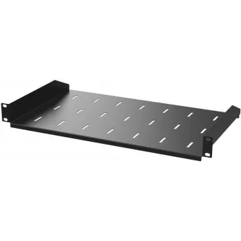 IT-BUDGET 19 inch Półka Stała 250mm Głęboka 1U 15kg Czarna 90ITB19FB250S