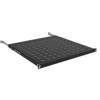 IT-BUDGET Półka Rack 19 cali 0.5U Głębokość 650mm 80kg Czarna 12WZ82648005650161