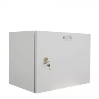 IT-BUDGET 19 inch szafa sieciowa ścienna Easy, 9U, 600x400mm, lite stalowe drzwi, jasnoszara 90RR19CWV964MG