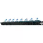 Liebernetz 19 inch 1U wentylator rack, nawiew poziomy, 95 m³/h, 12V DC, 34 dB, czarny (90LN19LUE1HE8B)