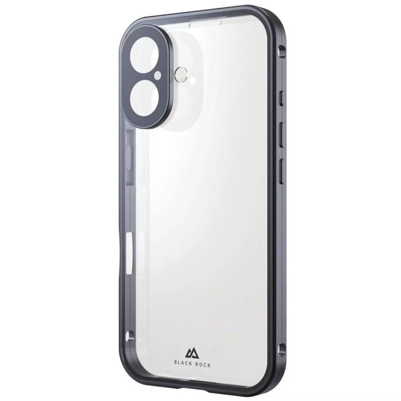 Black Rock Cover 360° Glass etui na Apple iPhone 16, czarny 00228084