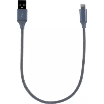 CYOO kabel Lightning do ładowania i przesyłu danych 30 cm srebrny