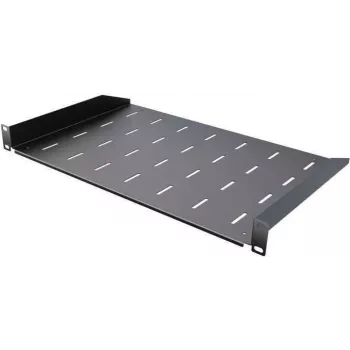 IT-BUDGET Półka stała 19 inch 300 mm głębokości 1U 15 kg Czarna (90ITB19FB300S)