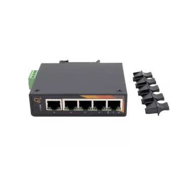 EXSYS EX-6220 5-portowy przełącznik Gigabit Ethernet, niezarządzalny, 10/100/1000 Mbps, obudowa metalowa