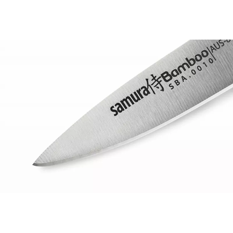 Nóż do obierania Samura Harakiri 80 mm AUS-8 Stal Nierdzewna Czarny