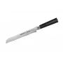 Nóż do chleba SAMURA Harakiri 230 mm z ząbkowanym ostrzem, stal nierdzewna AUS-8, czarny uchwyt ABS