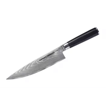Nóż szefa kuchni SAMURA Damascus 200 mm, rdzeń VG-10, stal 67-warstwowa, rękojeść G-10