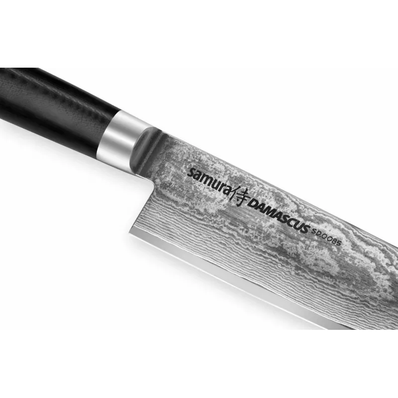 Nóż szefa kuchni SAMURA Damascus 200 mm, rdzeń VG-10, stal 67-warstwowa, rękojeść G-10