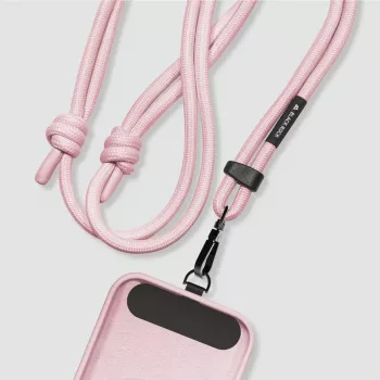 Smycz do smartfona Black Rock z uchwytem na kartę - czarna 00221559