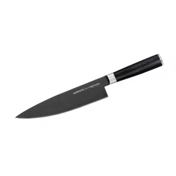 SAMURA Harakiri Nóż Szefa Kuchni 200 mm Stonewash Czarny