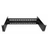 EXSYS Zestaw montażowy DIN-Rail do szafy Rack, 2U, 19-calowy, 35mm DIN-Rail, Czarny EX-6090