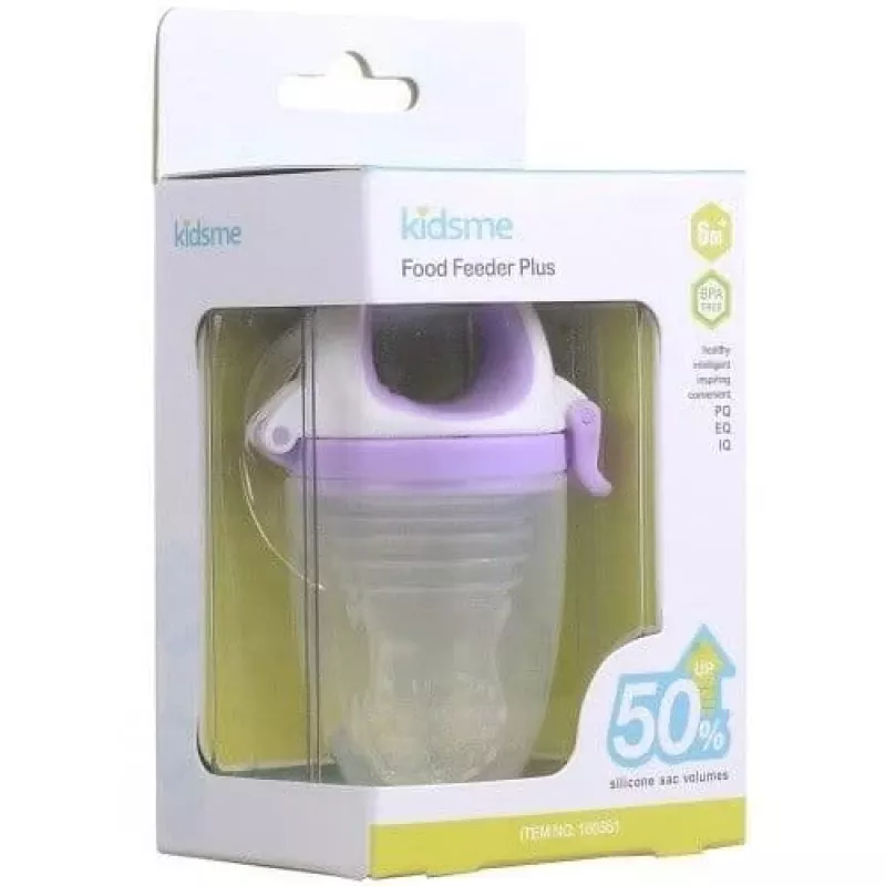 Kidsme Food Feeder Plus Karmnik dla niemowląt od 6 miesięcy, lawendowy