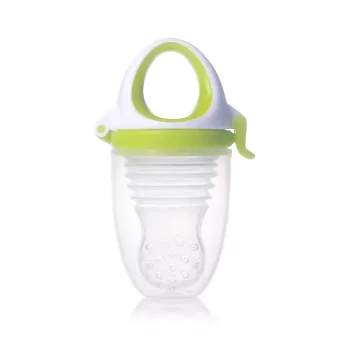 Kidsme Food Feeder Plus Karmnik do pokarmów dla niemowląt od 6 miesięcy, limonkowy
