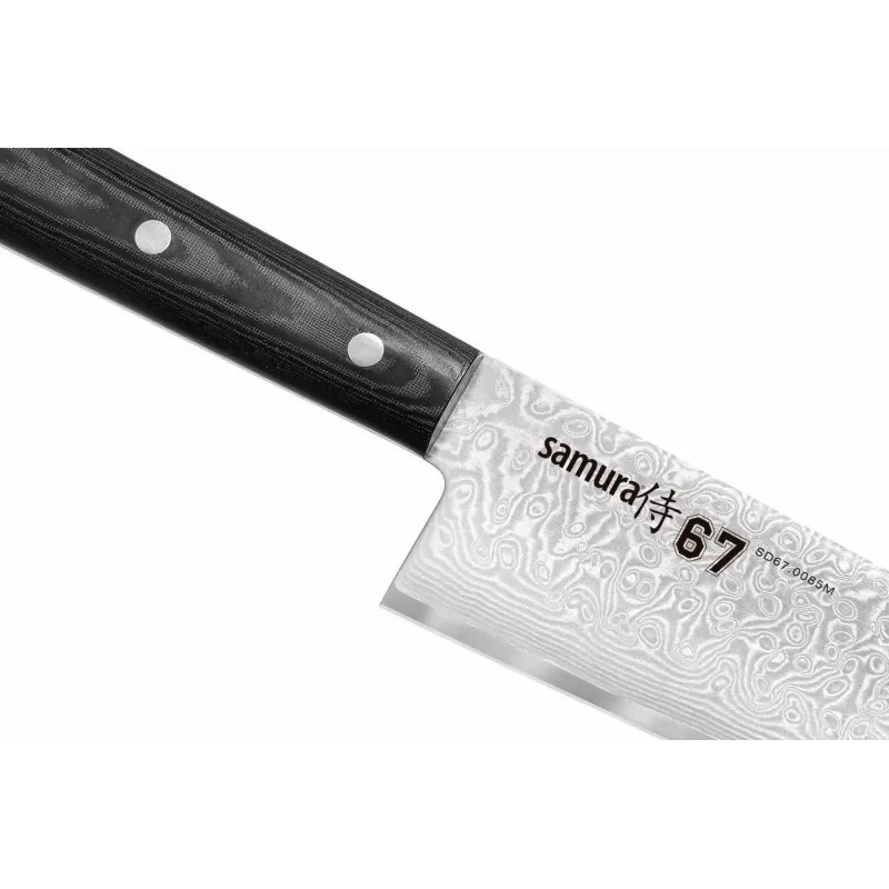 Nóż szefa kuchni SAMURA Damascus 208 mm, rdzeń VG-10, stal 67-warstwowa, rękojeść Micarta