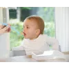 Łyżeczki do karmienia niemowląt Kidsme, 2 sztuki, kolor akwamaryna, silikon spożywczy, 4 m+
