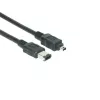 Kabel EXSYS FireWire 1394a 6-pin do 4-pin, 1,5 m, czarny EX-K6810