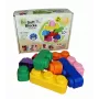 Zestaw miękkich klocków Gerardo's Toys GT3108, 10 elementów, pianka EVA, wielokolorowy