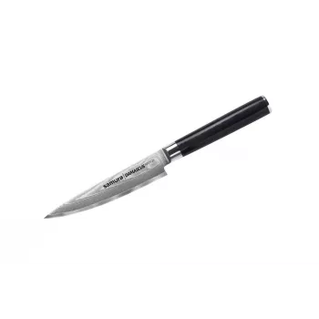 SAMURA Damascus Nóż Uniwersalny 125 mm, Rdzeń VG-10, 67 Warstw, Rękojeść G-10