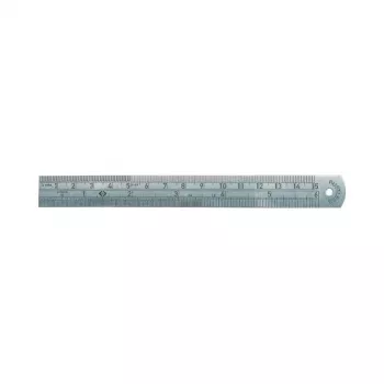 C.K Tools Linijka ze stali nierdzewnej, 150 mm / 6 cali, podziałka mm i cale (T3530 06)