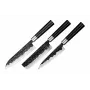 SAMURA Blacksmith Zestaw 3 Noży - Szefa Kuchni, Uniwersalny, Do Obierania - Stal AUS-8, Rękojeści G-10