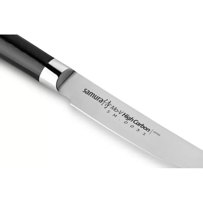Nóż do steków Samura Harakiri 120mm AUS-8 stal nierdzewna czarny