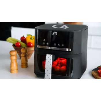 QUIN YJ-6505ADV Cyfrowa frytkownica beztłuszczowa 6,5 l Czarna