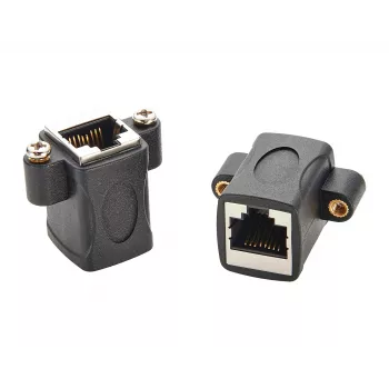 EXSYS EX-49306 moduł adaptera keystone Cat.5e RJ45 żeńskie-żeńskie, czarny