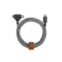 Native Union Belt Cable Duo kabel USB-C do USB-C/Lightning pleciony 1,5 m czarny