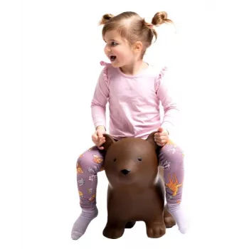 Gerardo's Toys Nadmuchiwany Skaczący Miś, Brązowy