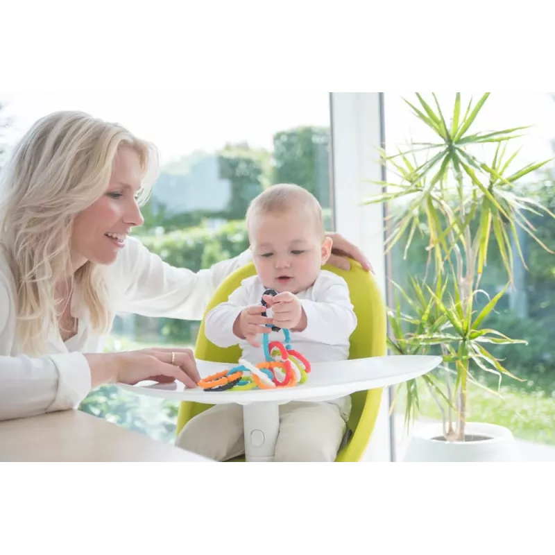 Łańcuch gryzakowy Kidsme Stage, 3M+, silikon spożywczy, bez BPA, zestaw 3 ogniw, różne kolory