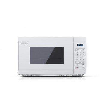 Kuchenka mikrofalowa Sharp YC-MG02E-C 2-w-1 z grillem, 20 l, 800 W, kremowa