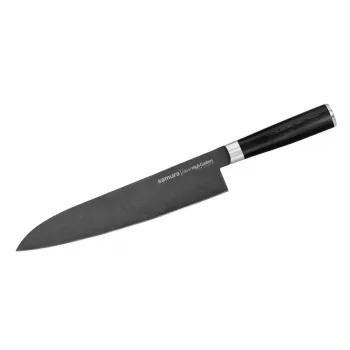 Nóż szefa kuchni SAMURA Harakiri 240 mm Stonewash ze stali nierdzewnej AUS-8