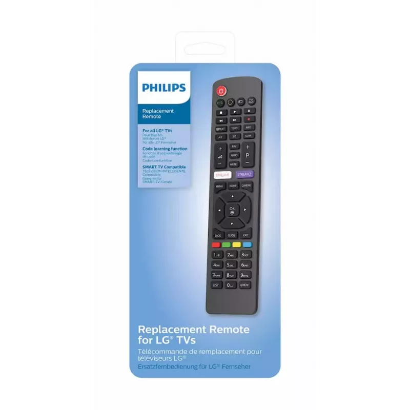 Pilot uniwersalny Philips SRP4030/10 – 8 urządzeń, podczerwień, wstępnie zaprogramowany, czarny